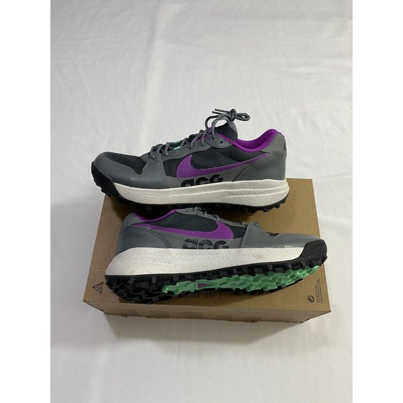 New Mens Size 12 Grey Purple Nike ACG Lowcate Running Shoes DX2256 002 main image 7